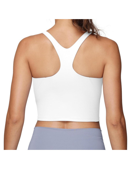 Top de Lactancia Foucome Mujer Mediano Blanco Deportivo