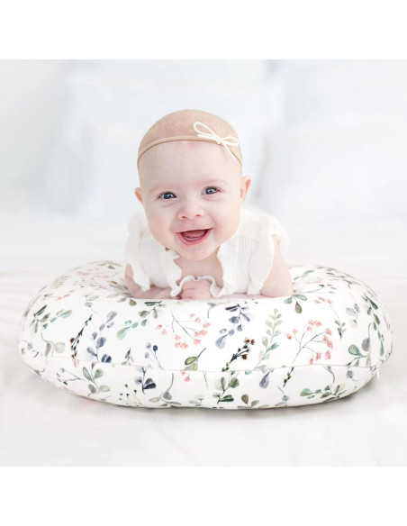 Almohada de Lactancia KLWJFK Floral con Funda Desmontable