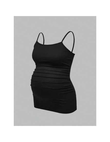 Top de Maternidad Sin Mangas 3 Piezas Mujer - Negro, Gris, Blanco