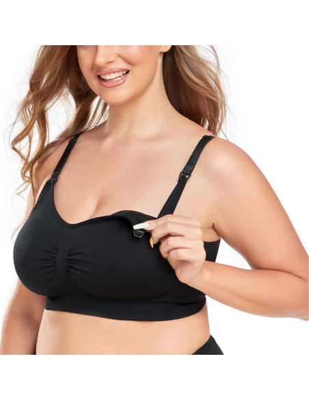 Sujeta Lactancia Suekaphin 5 Pack Sin Aros Maternidad Grande