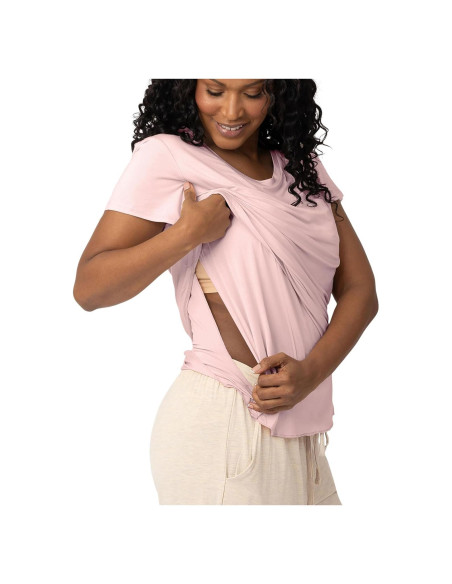 Camiseta de Maternidad y Lactancia Kindred Bravely 1X Rosa