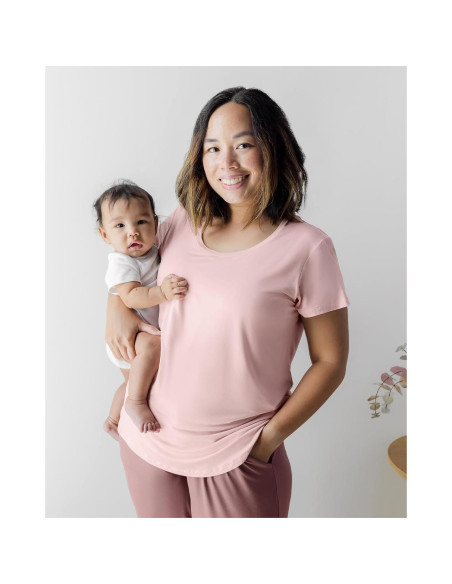 Camiseta de Maternidad y Lactancia Kindred Bravely 1X Rosa