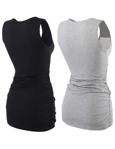 Top de Lactancia COLOMI para Mujeres - Camiseta Pijama Mediana 2