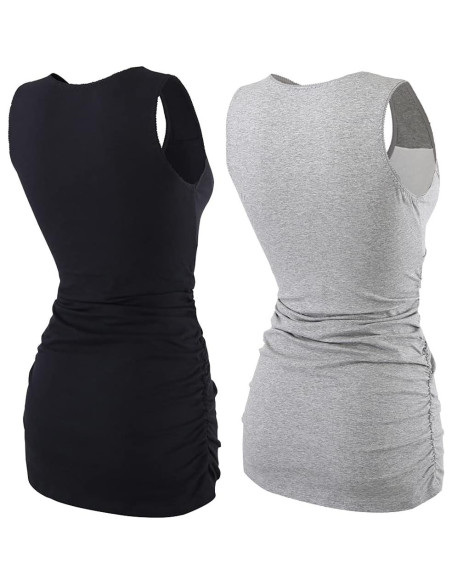 Top de Lactancia COLOMI para Mujeres - Camiseta Pijama Mediana