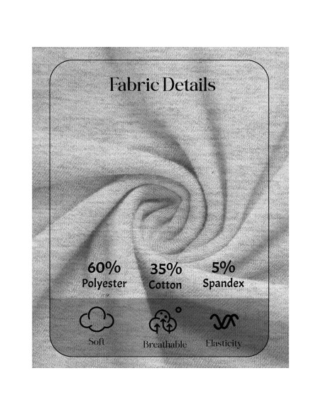 Ficerd 4 Camisetas de Lactancia Algodón Manga Corta Mujeres