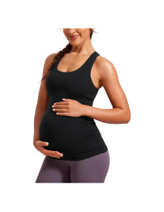 Camiseta Maternidad CRZ YOGA Butterluxe Negra Mediana