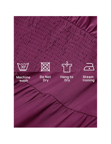 Vestido Maxi de Lactancia CzzzyL para Mujeres Violeta