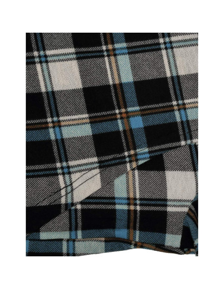 Blusa de Lactancia Joymom Manga Larga Cuello en V Azul Negra