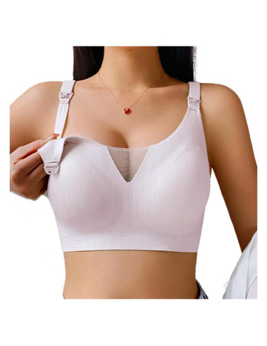 Sujetador de Lactancia Sin Aros IWOLLENCE - Bralette Cómodo