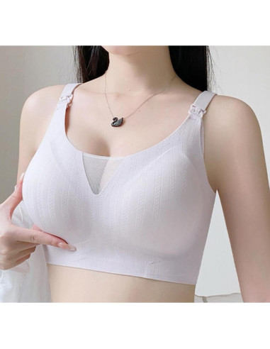 Sujetador de Lactancia Sin Aros IWOLLENCE - Bralette Cómodo
