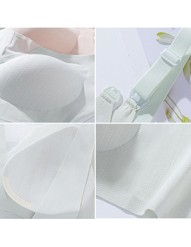 Sujetador de Lactancia Sin Aros IWOLLENCE - Bralette Cómodo