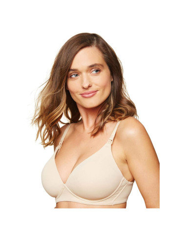 Sostén de Maternidad y Lactancia Sin Aros Motherhood 36D Nude