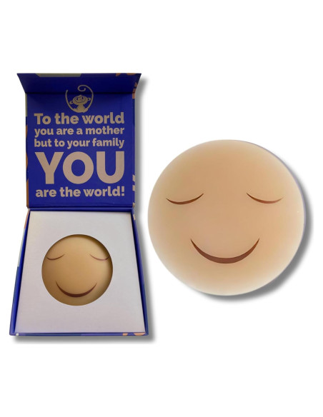 Cubiertas de pezón de silicona Feliz Wean - 2 pares Nude