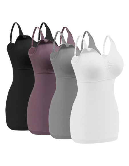 Tank Tops de Lactancia Angelhood - Cami Maternidad Sin Costuras
