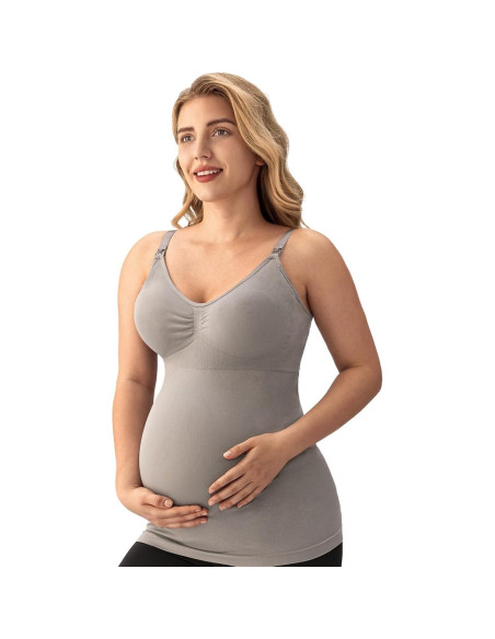 Tank Tops de Lactancia Angelhood - Cami Maternidad Sin Costuras