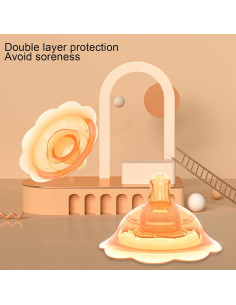 Protectores de Pezón Dioche de Silicona para Lactancia - 2 Piezas 2