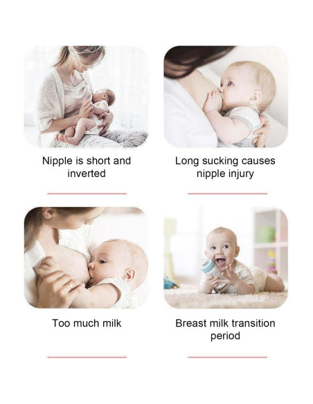 Protectores de Pezón Dioche de Silicona para Lactancia - 2 Piezas