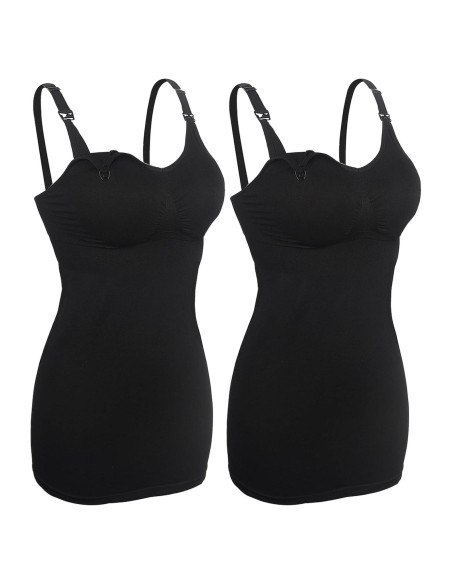 Camisetas sin Costuras para Lactancia iLoveSIA - 2 Pack XL