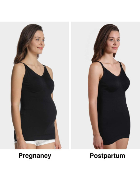 Camisetas sin Costuras para Lactancia iLoveSIA - 2 Pack XL