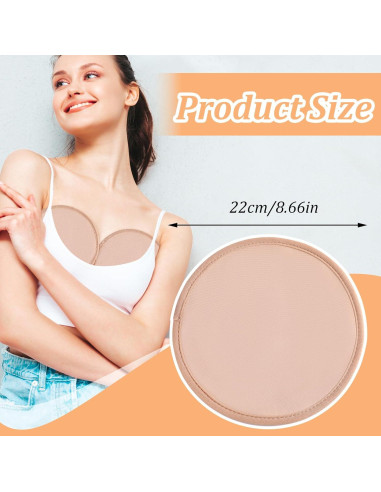 2 Almohadillas de Aceite de Ricino Orgánico para Senos Yolev