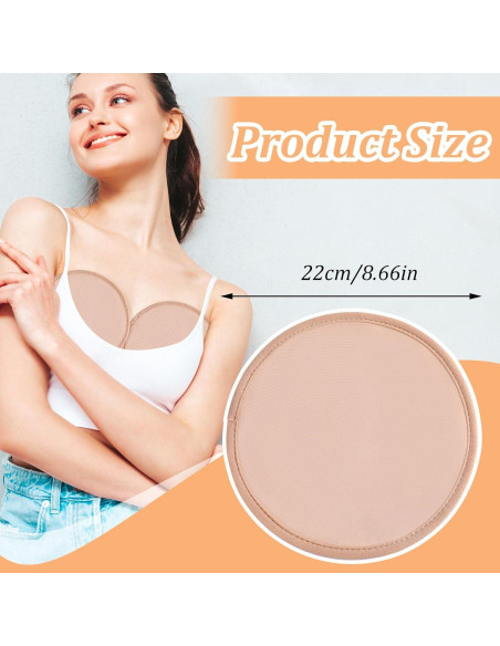 2 Almohadillas de Aceite de Ricino Orgánico para Senos Yolev