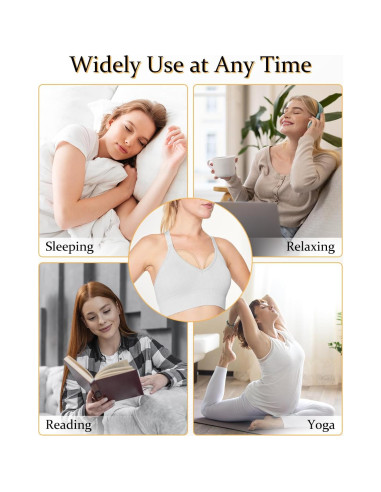 Almohadillas de Aceite de Ricino Reutilizables DLMDLM 2 Pcs