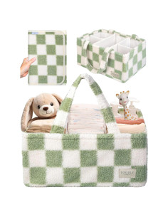 Organizador de Pañales Toodly con Almohadilla Cambiadora Verde