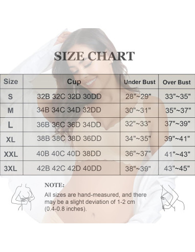 Sujetadores de Lactancia Gailife 3 Pack Sin Costuras XXL