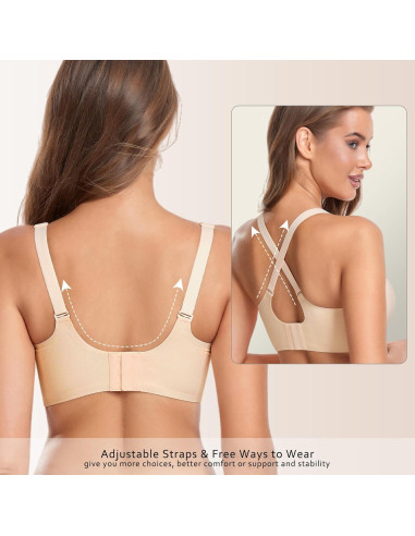 Sostenes de Lactancia Floral Gailife 3 Pack Grande Sin Costuras