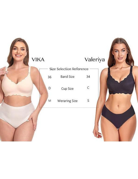 Sostenes de Lactancia Floral Gailife 3 Pack Grande Sin Costuras