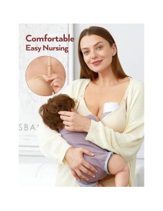 Sujetadores de Maternidad HOFISH para Lactancia - Paquete de 3 2