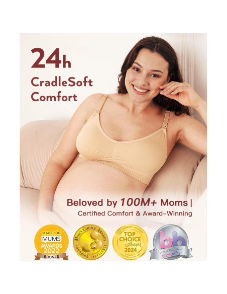 Sujetadores de Maternidad HOFISH para Lactancia - Paquete de 3