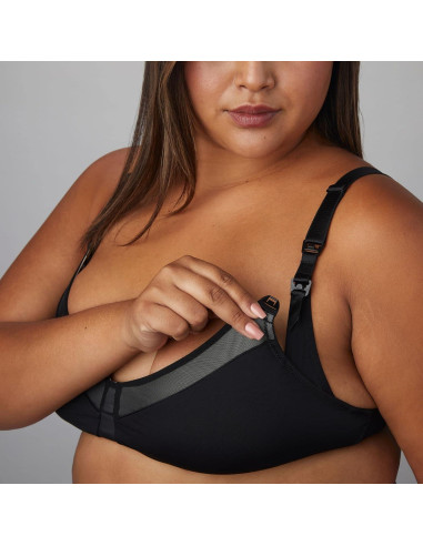 Sostén de Extracción Manos Libres Willow Negro Pequeño