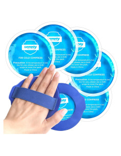 Paquetes de Hielo de Gel Samply - 5 Mini Compresas Frías