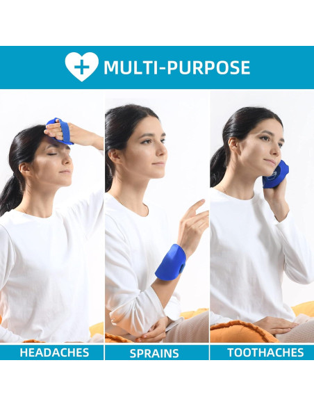 Paquetes de Hielo de Gel Samply - 5 Mini Compresas Frías