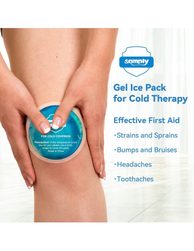 Paquetes de Hielo de Gel Samply - 5 Mini Compresas Frías