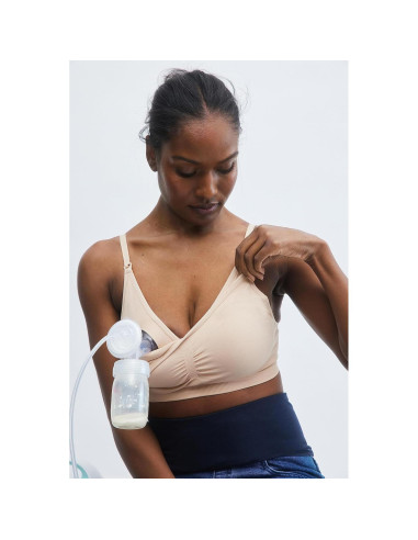 Sostenedor de Lactancia Sin Costuras Motherhood Maternity Mediano Nude