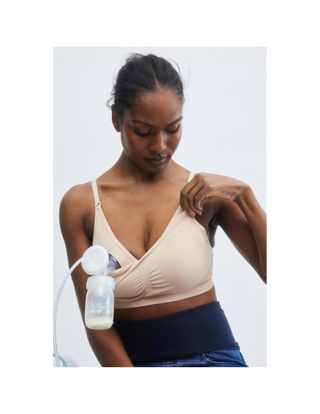 Sostenedor de Lactancia Sin Costuras Motherhood Maternity Mediano Nude