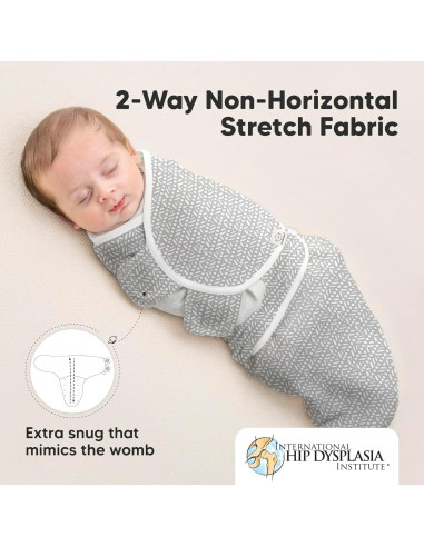 KeaBabies Saco de Sueño Orgánico 3-Pack para Bebés 0-3 Meses