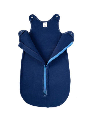 Saco de Sueño Baby Deedee Algodón Azul Profundo 0-6 Meses