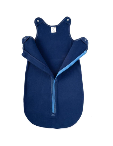 Saco de Sueño Baby Deedee Algodón Azul Profundo 0-6 Meses