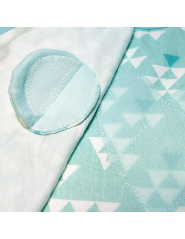 Saco de Arrullo Ajustable Enrich YLife 100% Algodón Verde 6-12 Meses