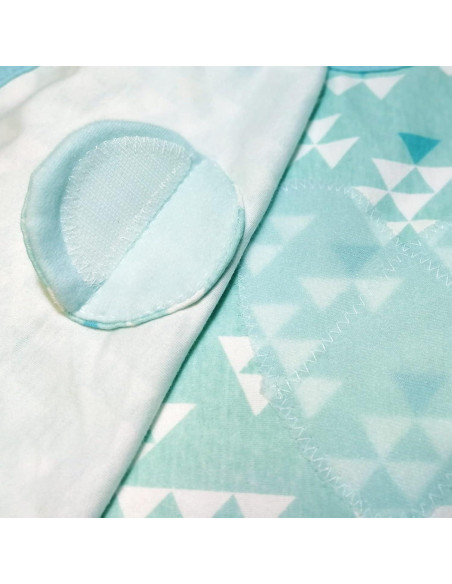 Saco de Arrullo Ajustable Enrich YLife 100% Algodón Verde 6-12 Meses