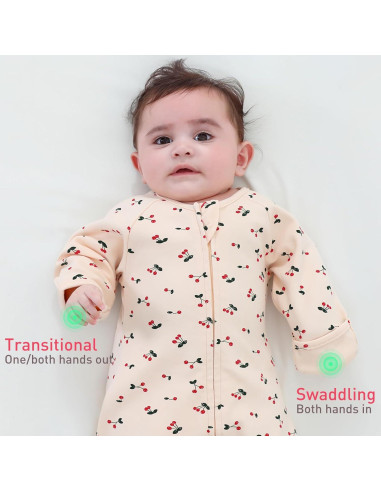 Saco de Swaddle Transicional Amrcbb 1.5 Tog 0-3 Meses