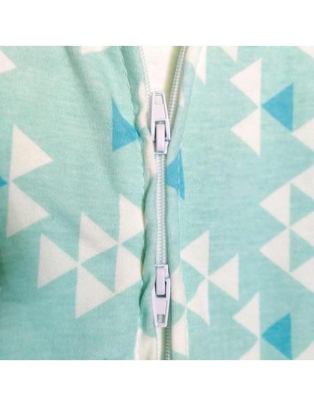 Saco de Arrullo Ajustable Enrich YLife 100% Algodón Verde 6-12 Meses