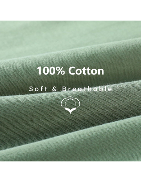 Saco de Sueño para Bebés 6-12 Meses 100% Algodón - Paquete de 3