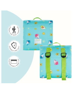 Colchoneta de Siesta de Viaje 3 en 1 Idea Nuova Baby Shark 2