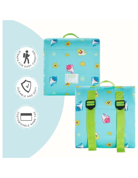 Colchoneta de Siesta de Viaje 3 en 1 Idea Nuova Baby Shark