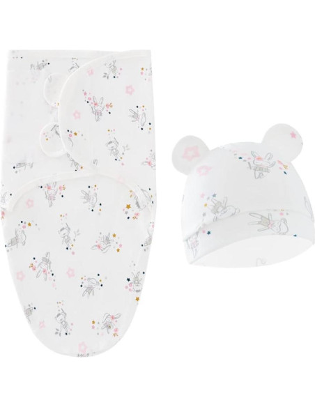 Saco de Sueño Bebé Exemaba 3-Pack Algodón Suave 0-3 meses