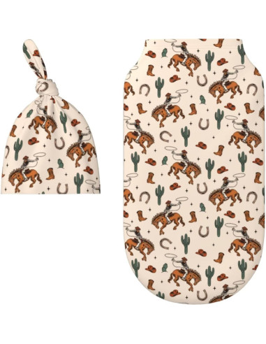 Manta de Envoltura Suave Figtihw para Recién Nacidos 29x53 cm